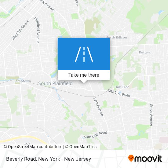 Beverly Road map