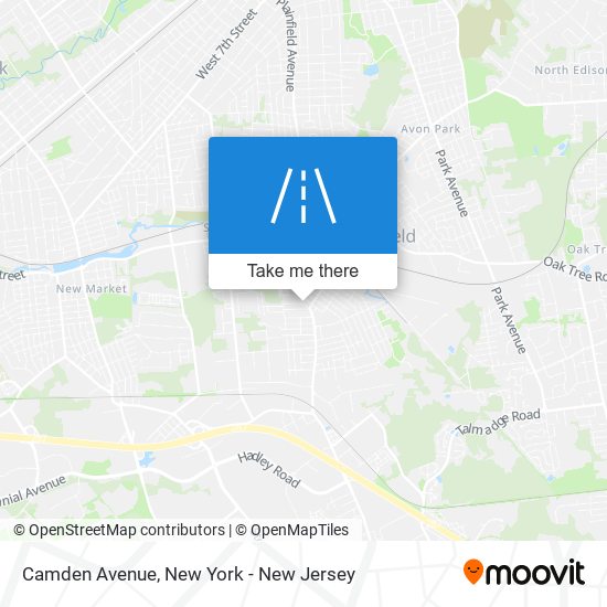 Camden Avenue map