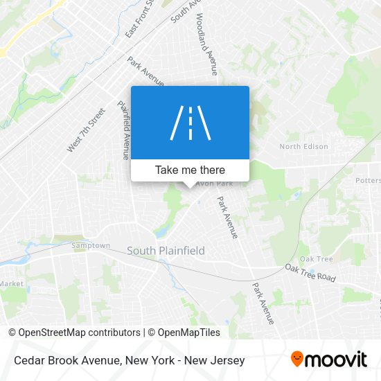 Mapa de Cedar Brook Avenue