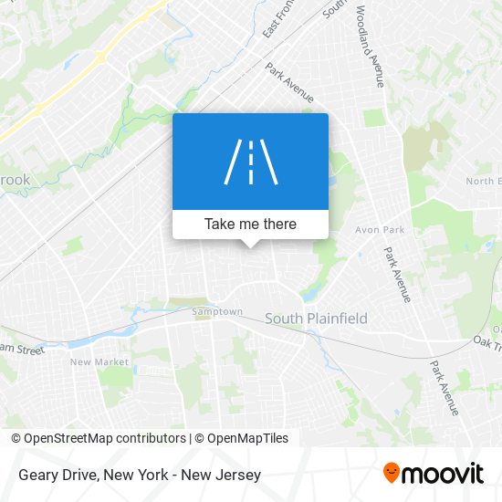 Geary Drive map