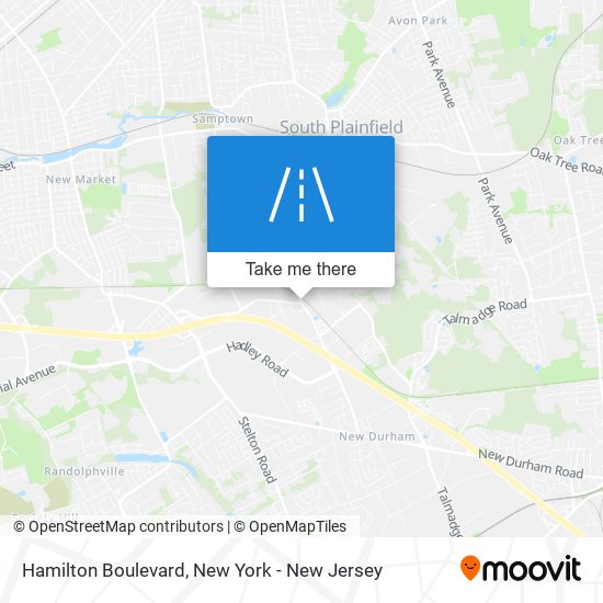 Hamilton Boulevard map