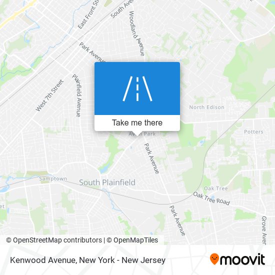 Mapa de Kenwood Avenue