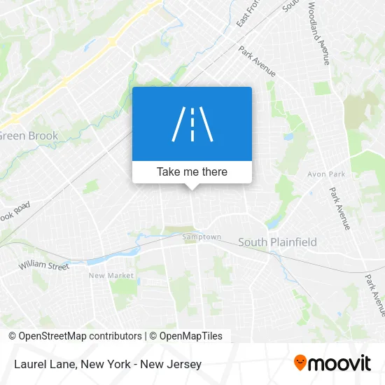 Mapa de Laurel Lane