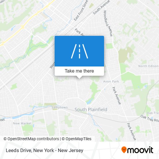Mapa de Leeds Drive