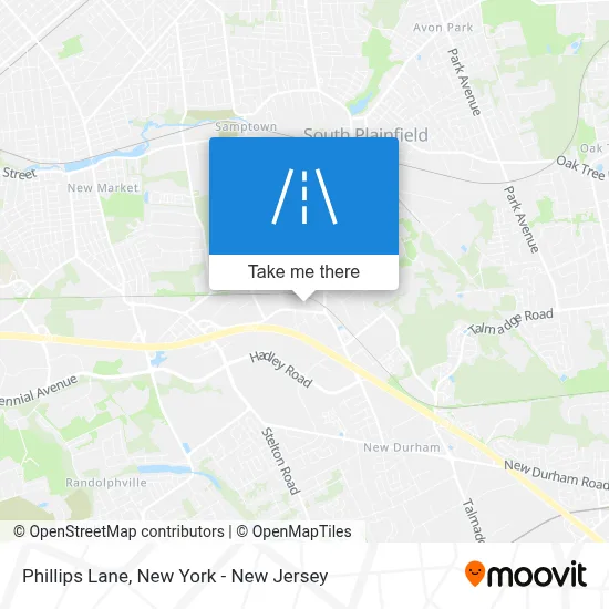 Phillips Lane map
