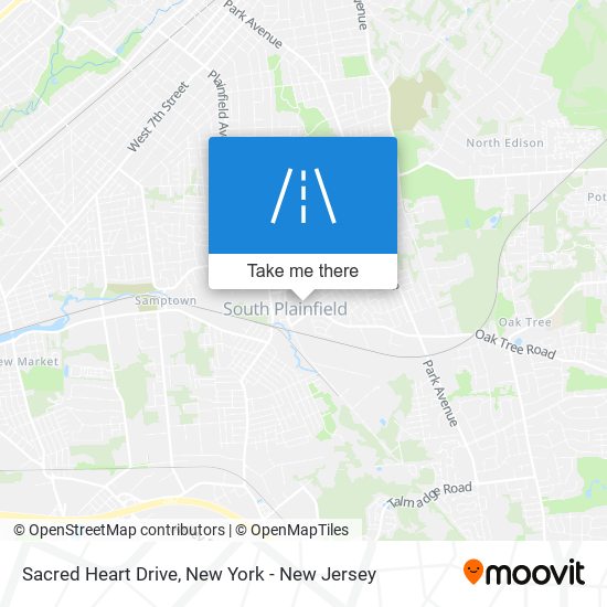 Mapa de Sacred Heart Drive