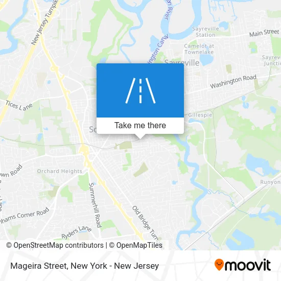 Mageira Street map