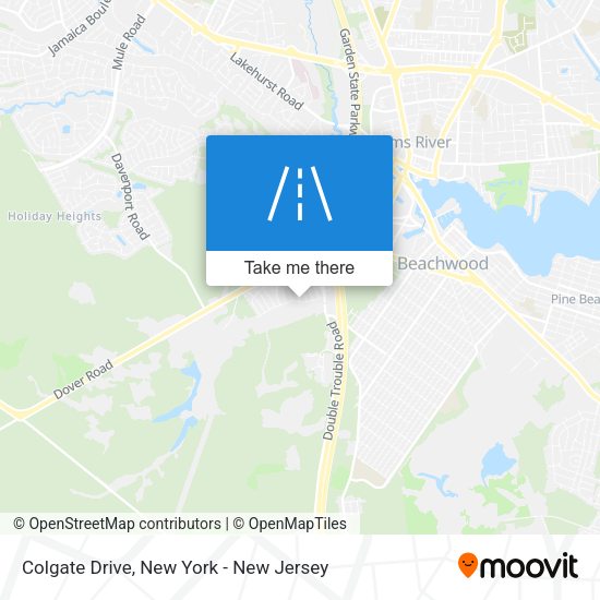 Colgate Drive map