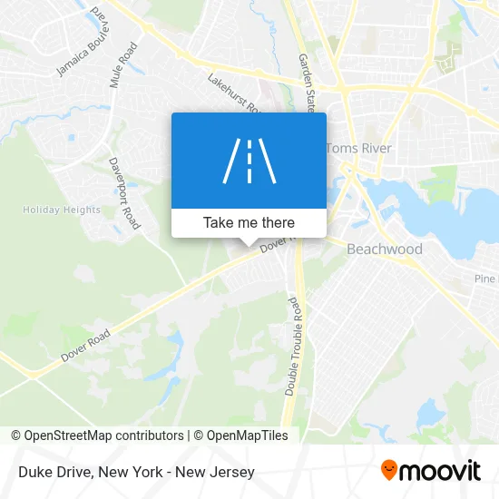 Duke Drive map