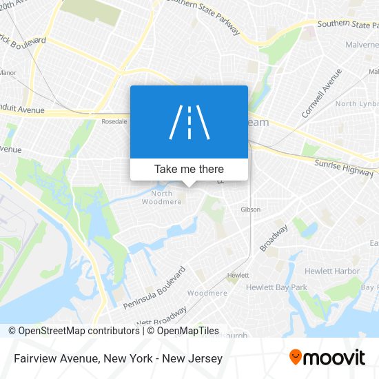Mapa de Fairview Avenue