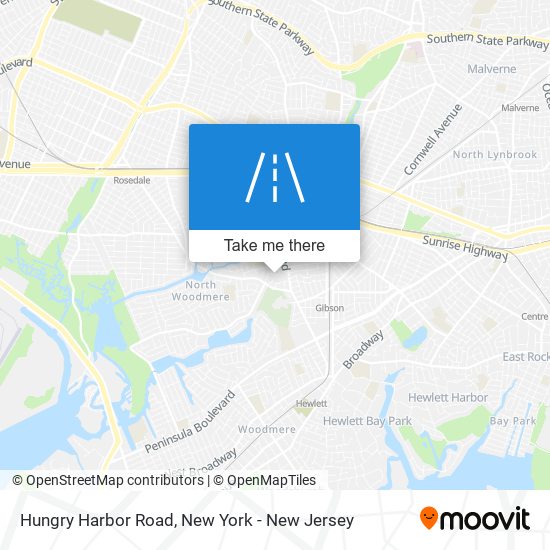 Hungry Harbor Road map