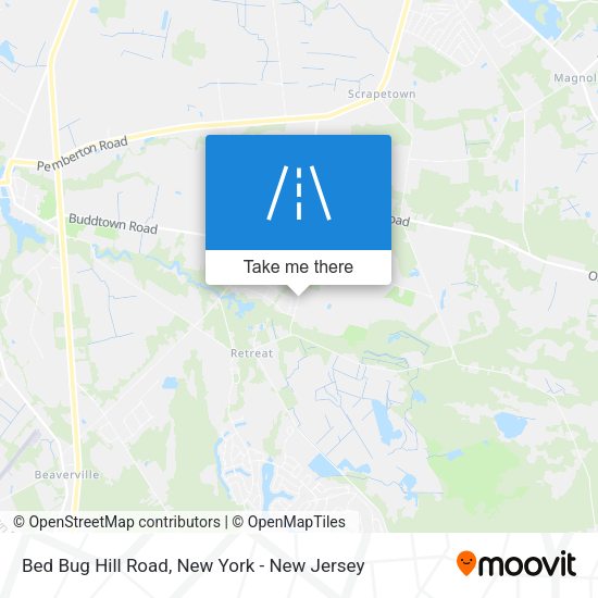 Mapa de Bed Bug Hill Road