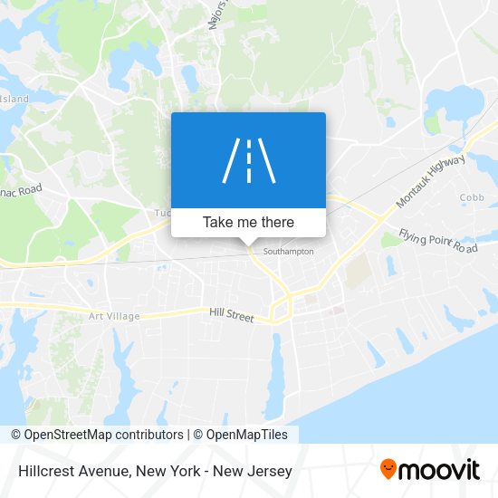 Mapa de Hillcrest Avenue