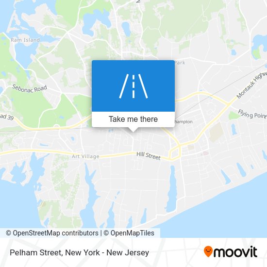 Mapa de Pelham Street