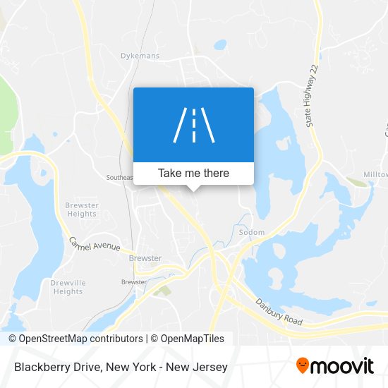 Mapa de Blackberry Drive