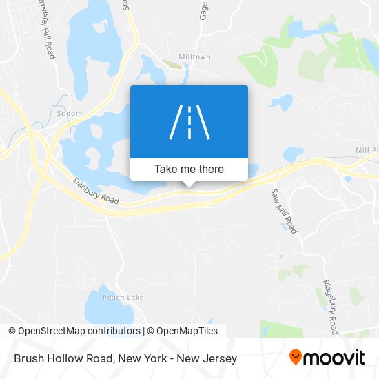 Mapa de Brush Hollow Road