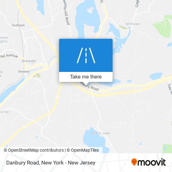 Danbury Road map