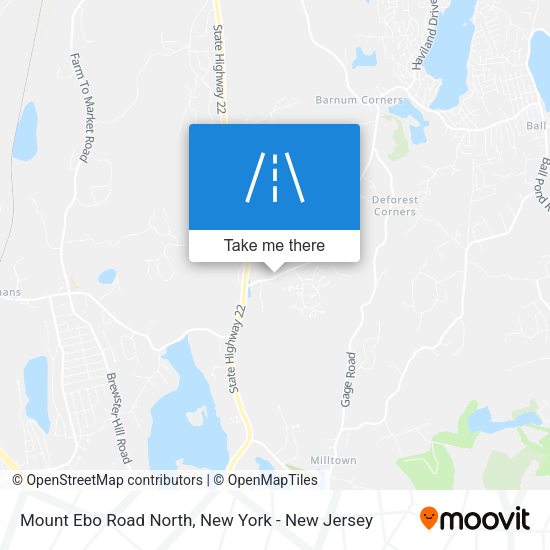 Mapa de Mount Ebo Road North