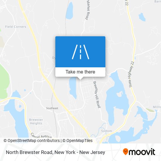 North Brewster Road map