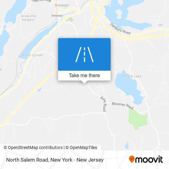 North Salem Road map