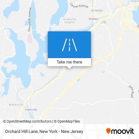 Orchard Hill Lane map