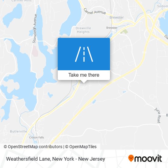 Weathersfield Lane map