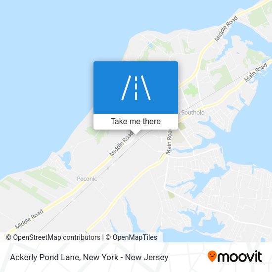 Mapa de Ackerly Pond Lane
