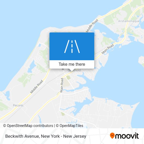 Mapa de Beckwith Avenue
