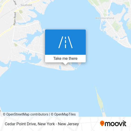 Cedar Point Drive map