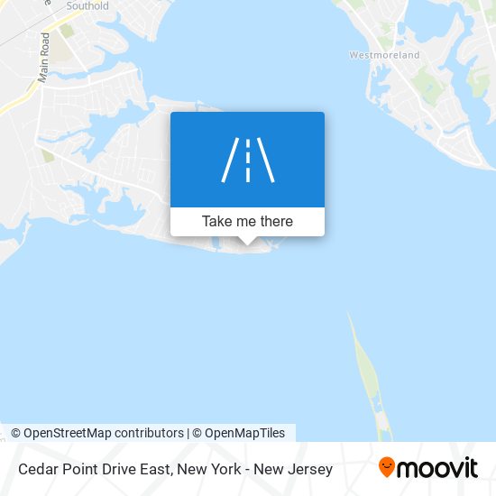Mapa de Cedar Point Drive East