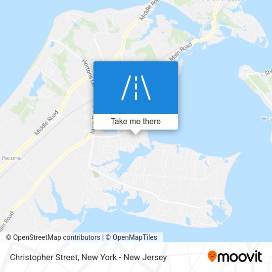 Mapa de Christopher Street