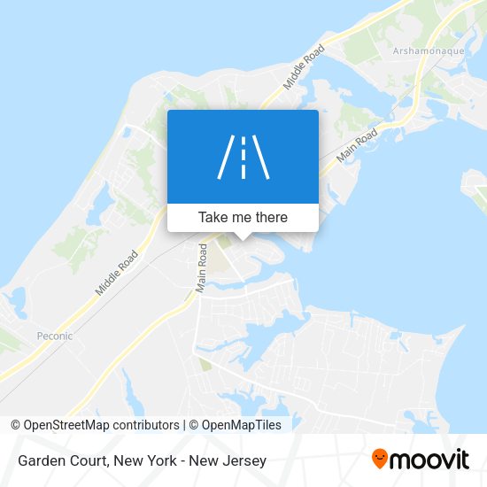 Mapa de Garden Court