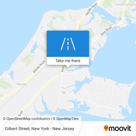 Mapa de Gilbert Street