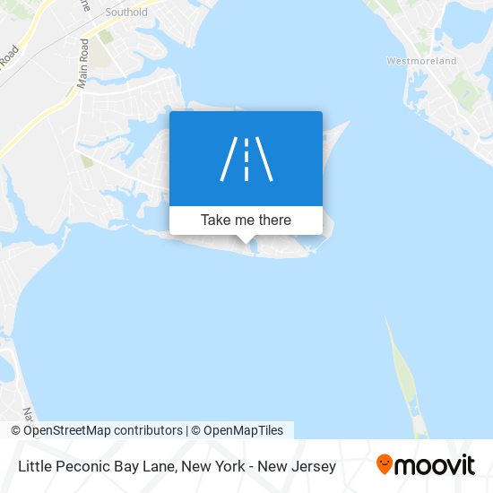 Mapa de Little Peconic Bay Lane