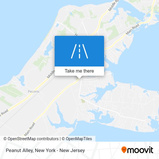 Mapa de Peanut Alley