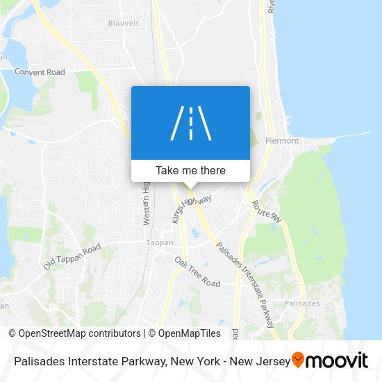 Mapa de Palisades Interstate Parkway