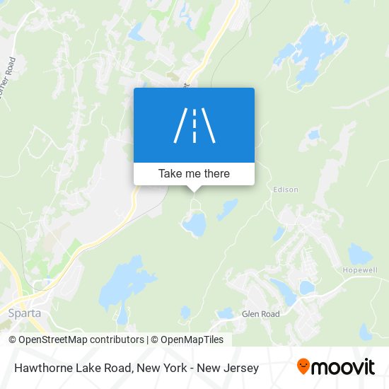 Mapa de Hawthorne Lake Road