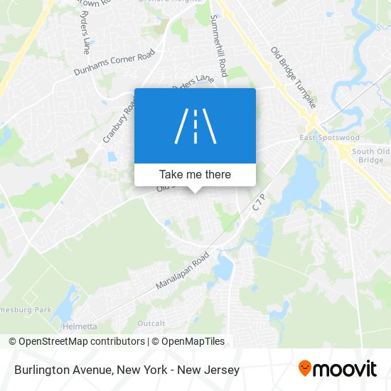 Mapa de Burlington Avenue