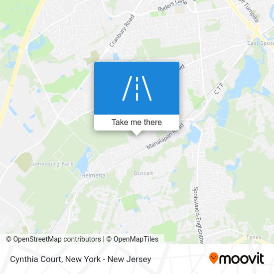 Mapa de Cynthia Court