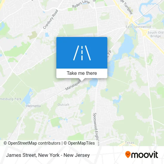 Mapa de James Street