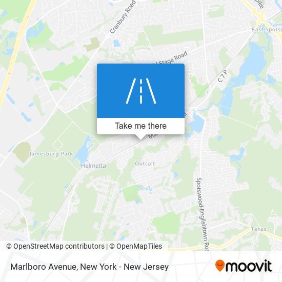 Marlboro Avenue map