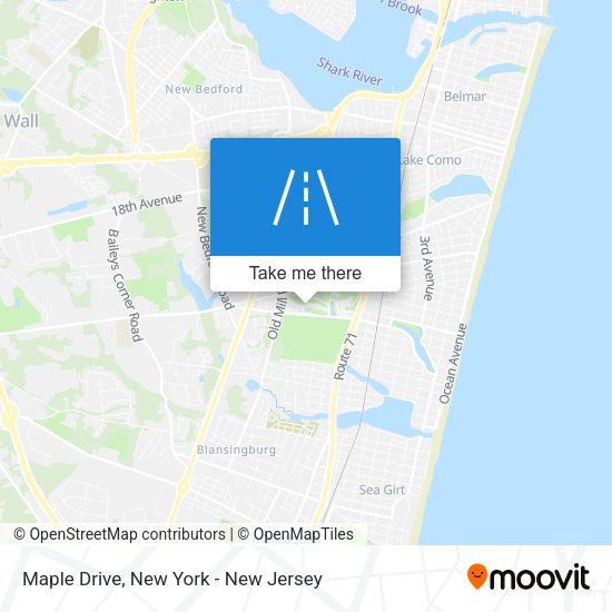 Mapa de Maple Drive