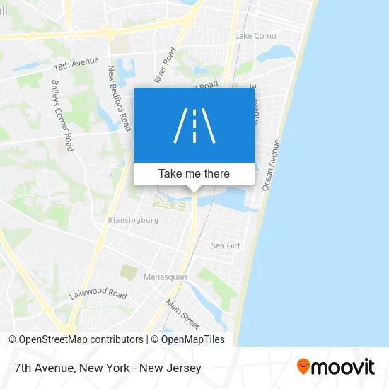 Mapa de 7th Avenue