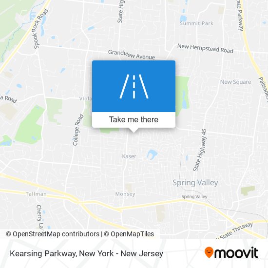 Mapa de Kearsing Parkway