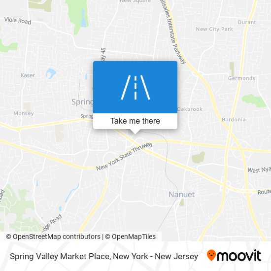 Spring Valley Market Place map