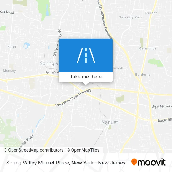 Spring Valley Market Place map