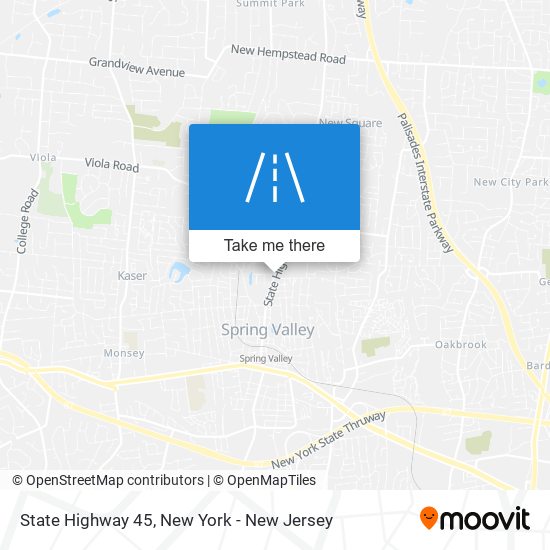 State Highway 45 map