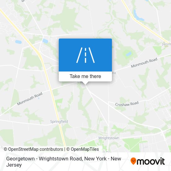 Mapa de Georgetown - Wrightstown Road