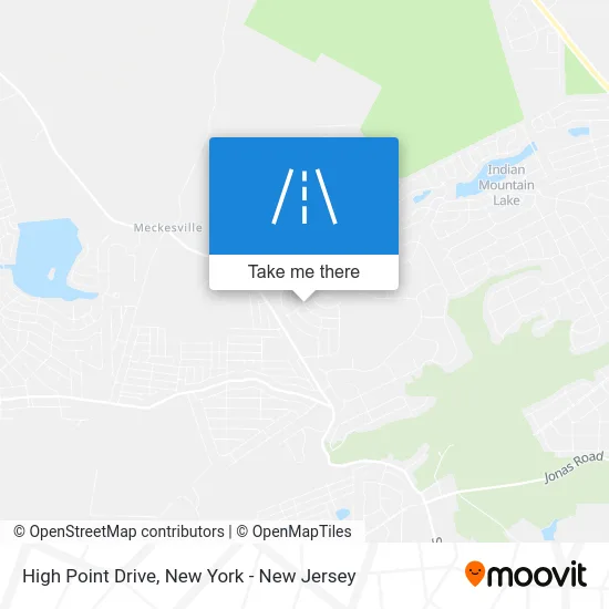 High Point Drive map
