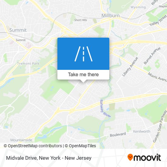 Midvale Drive map
